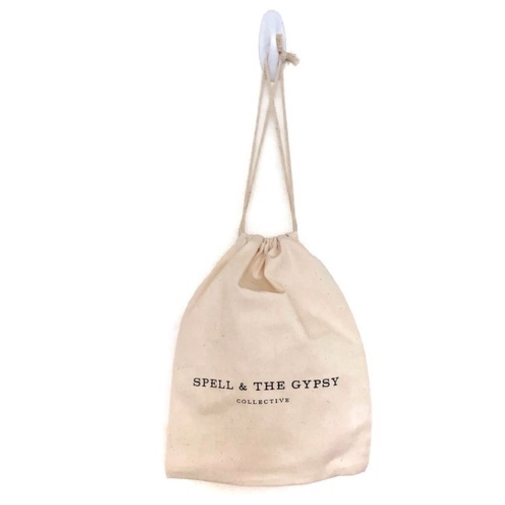 Spell & The Gypsy Collective Cream Drawstring Bag
